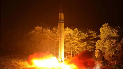 AFP/ Getty Images missile being launched