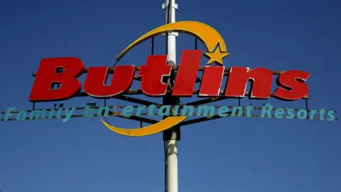 Getty Images A Butlin's holiday camp sign