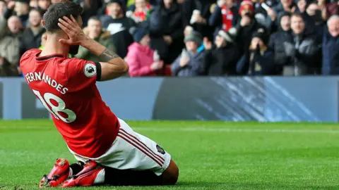 Manchester United midfielder Bruno Fernandes