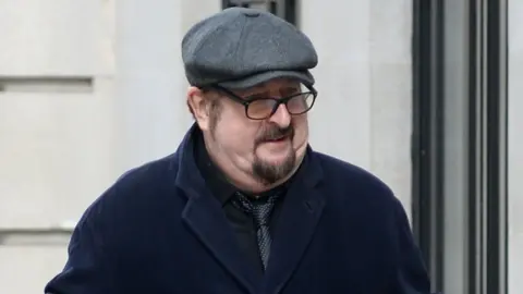 Getty Images Steve Wright arriving at BBC Radio 2 on March 5, 2018