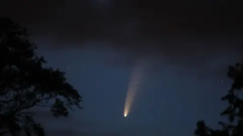 Martin McKenna The Neowise Comet was a vision in sky above Northern Ireland