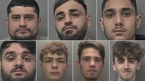 Humberside Police Safraz Zahir, Umair Shakeel, Justin Horniak, Mohammed Raja, Asher Buckingham, Tommy Tomassi and Harvey Fox