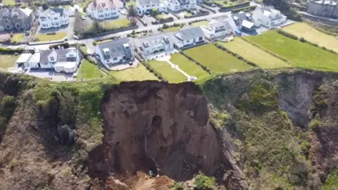 Christian Pilling The landslide at Nefyn beach