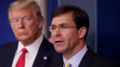 Reuters Defence Secretary Mark Esper is the latest in a series of officials sacked by Donald Trump