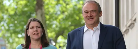 Getty Images Jo Swinson and Ed Davey