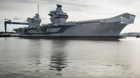 John Linton/BAE Systems/PA HMS Queen Elizabeth