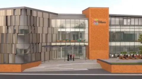 Janice Bellis Artist impression of the planned building