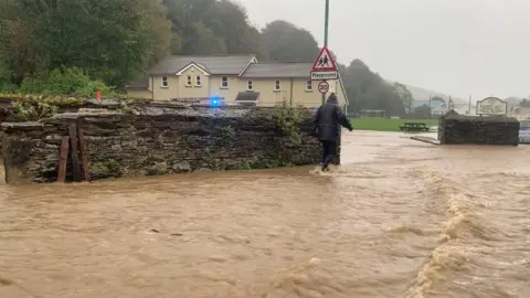 Flooding in Laxey