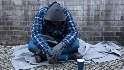 Getty Images Homeless man