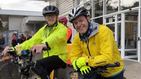 Family photo Kai Frisby and Matt Baker