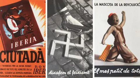 Andrew Young Postcard from Spanish Civil War
