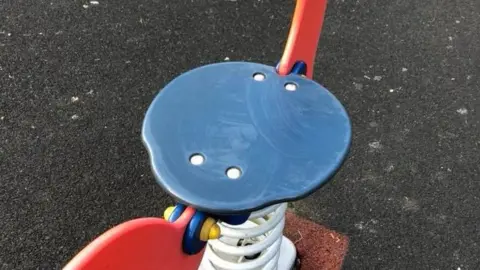 Market Bosworth police Play apparatus where human faeces was found