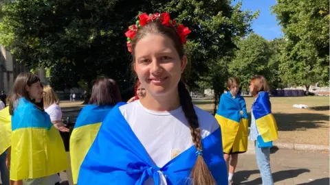 BBC Photo shows Anastasiya Oleksiyenko