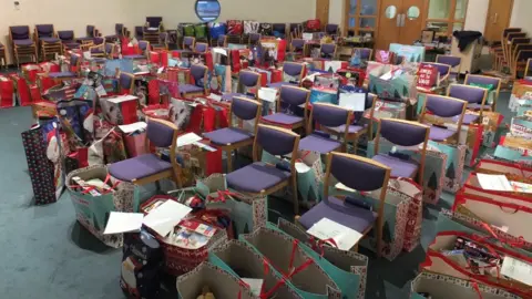 Luton Salvation Army Bags of toys