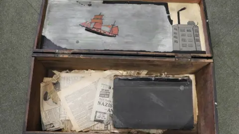 Dorset County Council Painted chest