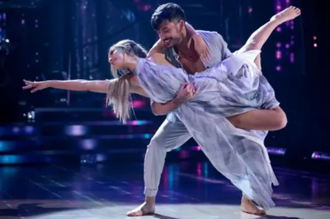 PA Media Giovanni Pernice and Rose Ayling-Ellis