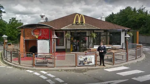 Google McDonald's in Carmarthen