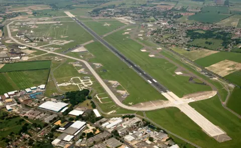 Mike Page Aerial Photography Aerial view of RAF Mildenhall