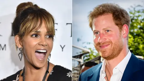 Getty Images Halle Berry and Prince Harry