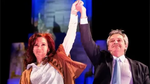 AFP Cristina Fernández de Kirchner and Alberto
