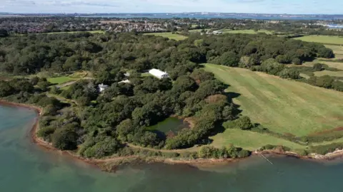 Tournerbury Estate aerial view of wedding site