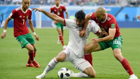 AFP Morocco v Iran at Russia 2018