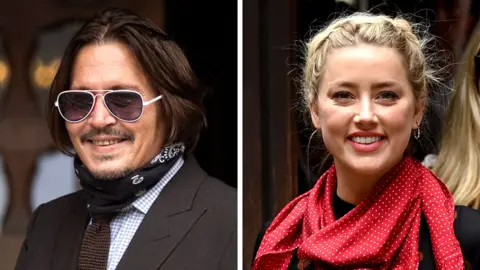 Getty Images Johnny Depp and Amber Heard