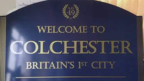 Colchester - Britain's 1st City sign