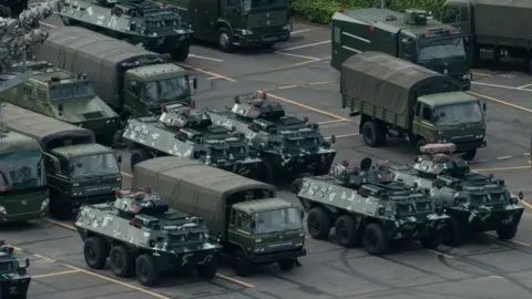 Getty Images Tanks in Shenzhen