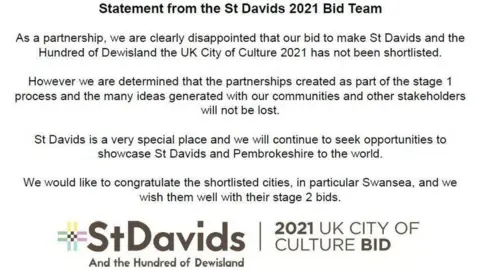 St David's bid Statement from St David's