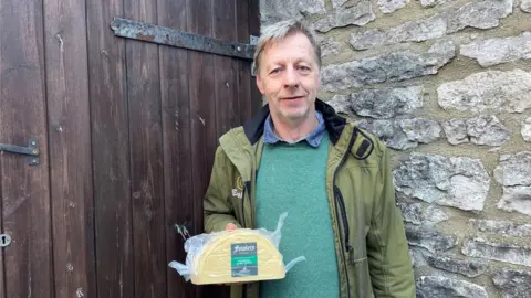 BBC Robert Gosling, owner of Hartington Creamery