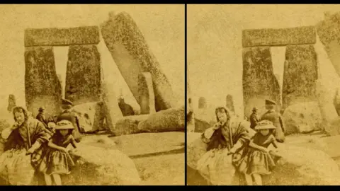 Brian May Archive of Stereoscopy Stonehenge oldest family pic