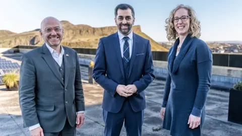 Twitter/Reuters Patrick Harvie Humza Yousaf Lorna Slater