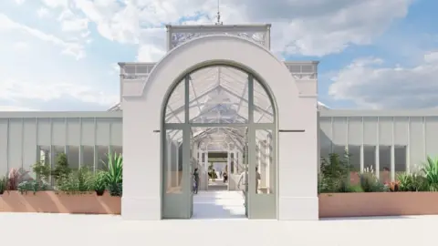 Great Yarmouth Borough Council Winter Garden proposed entrance