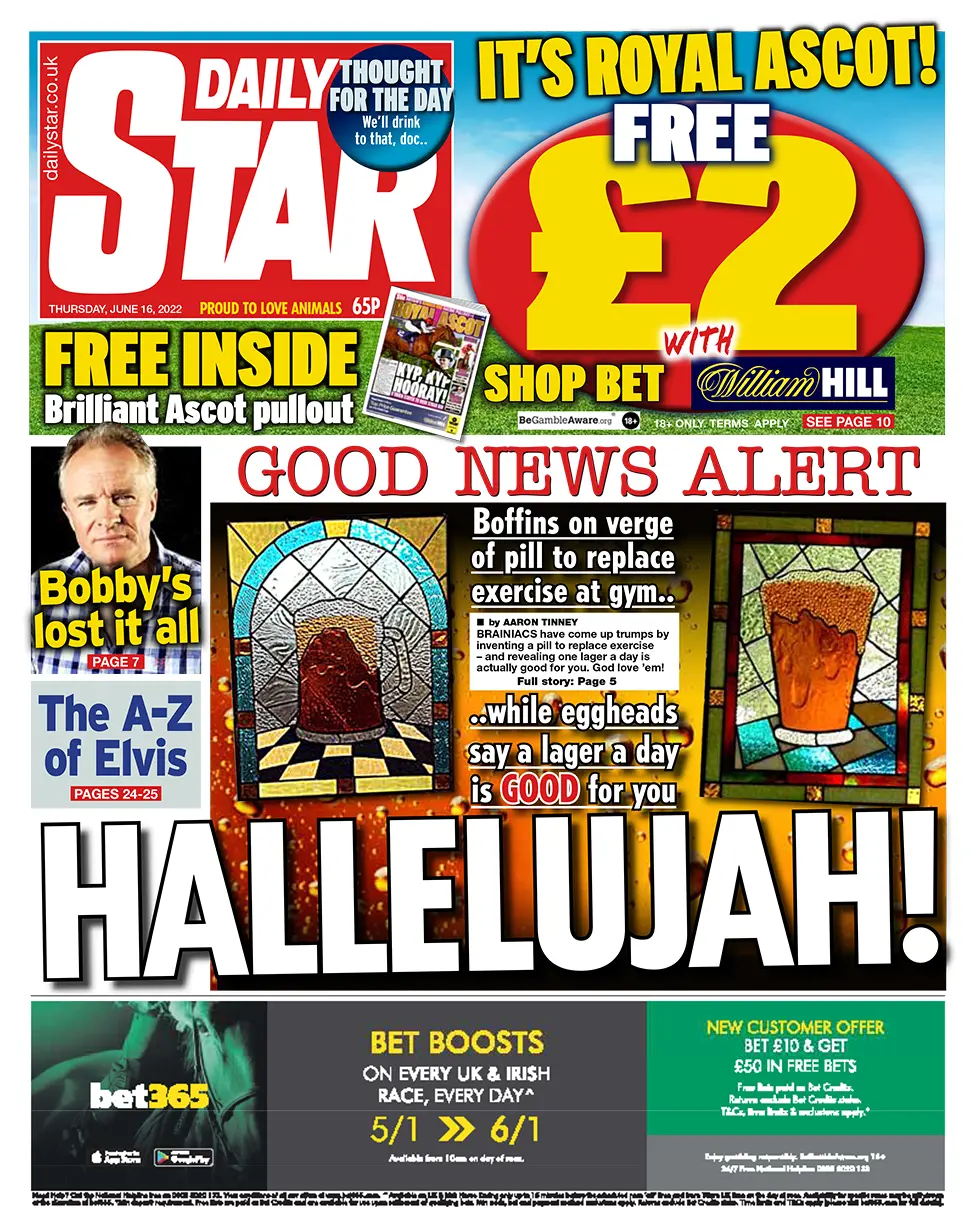 Daily Star front page