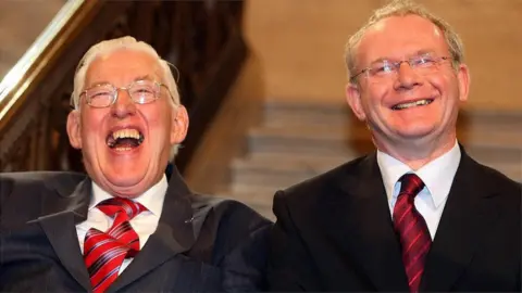 PA Ian Paisley and Martin McGuinness