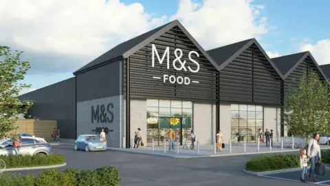 M&S Proposed Marks and Spencer store