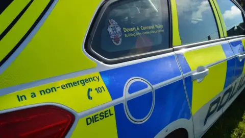 Devon and Cornwall Police Police car