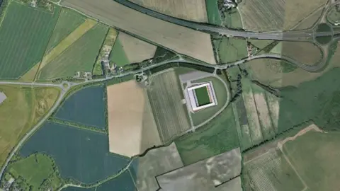 KSS Aerial view of Cambridge United's future stadium