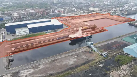 BBC Site of planned development at Leith