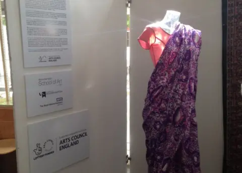 Wolverhampton School Art Saris by Charlotte Dunn