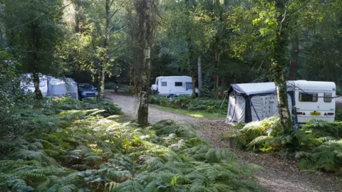 Getty Images campsite
