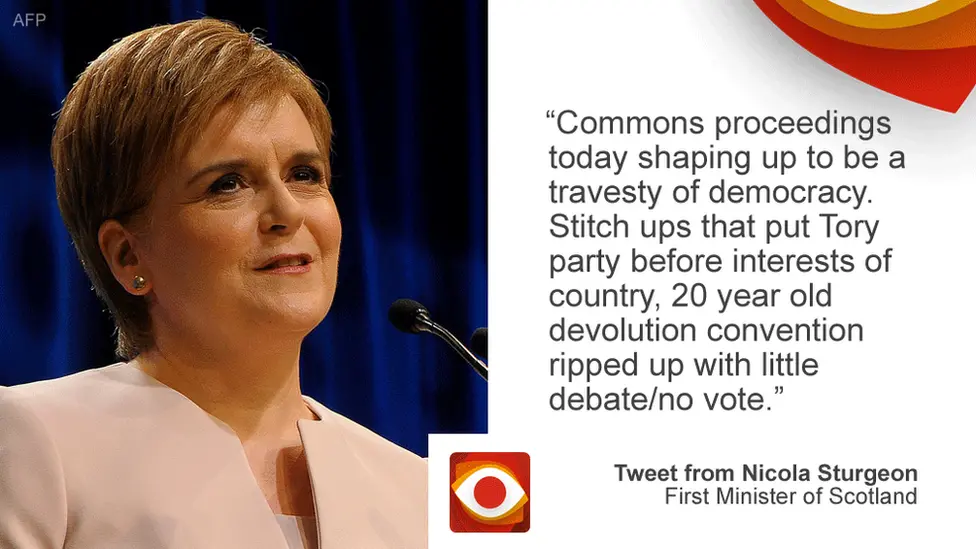 BBC Nicola Sturgeon tweet