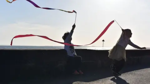 Getty Images Children on holiday