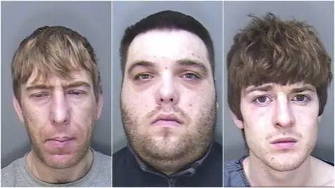 Devon and Cornwall Police three mug shots