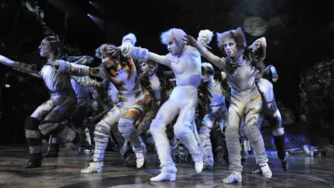 Getty Images Trevor Nunn directs the cast of Cats returns to the London Palladium in 2015