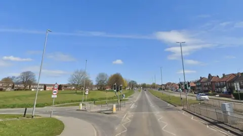 Google A64, York Road near Moresdale Lane