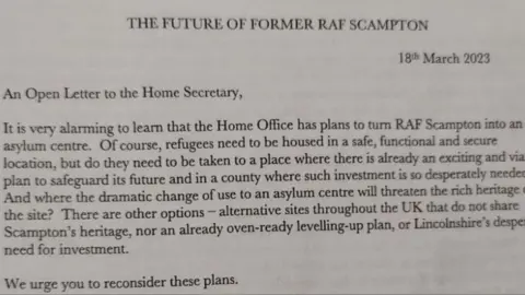 James Holland Letter to Home Office