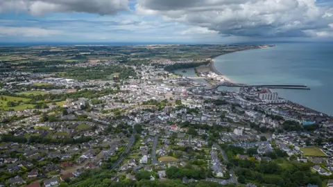 MANXSCENES Ariel shot of Ramsey