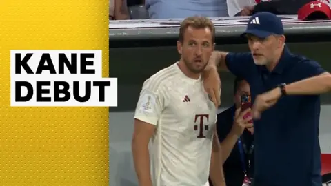 Bayern Munich's Harry Kane & Thomas Tuchel